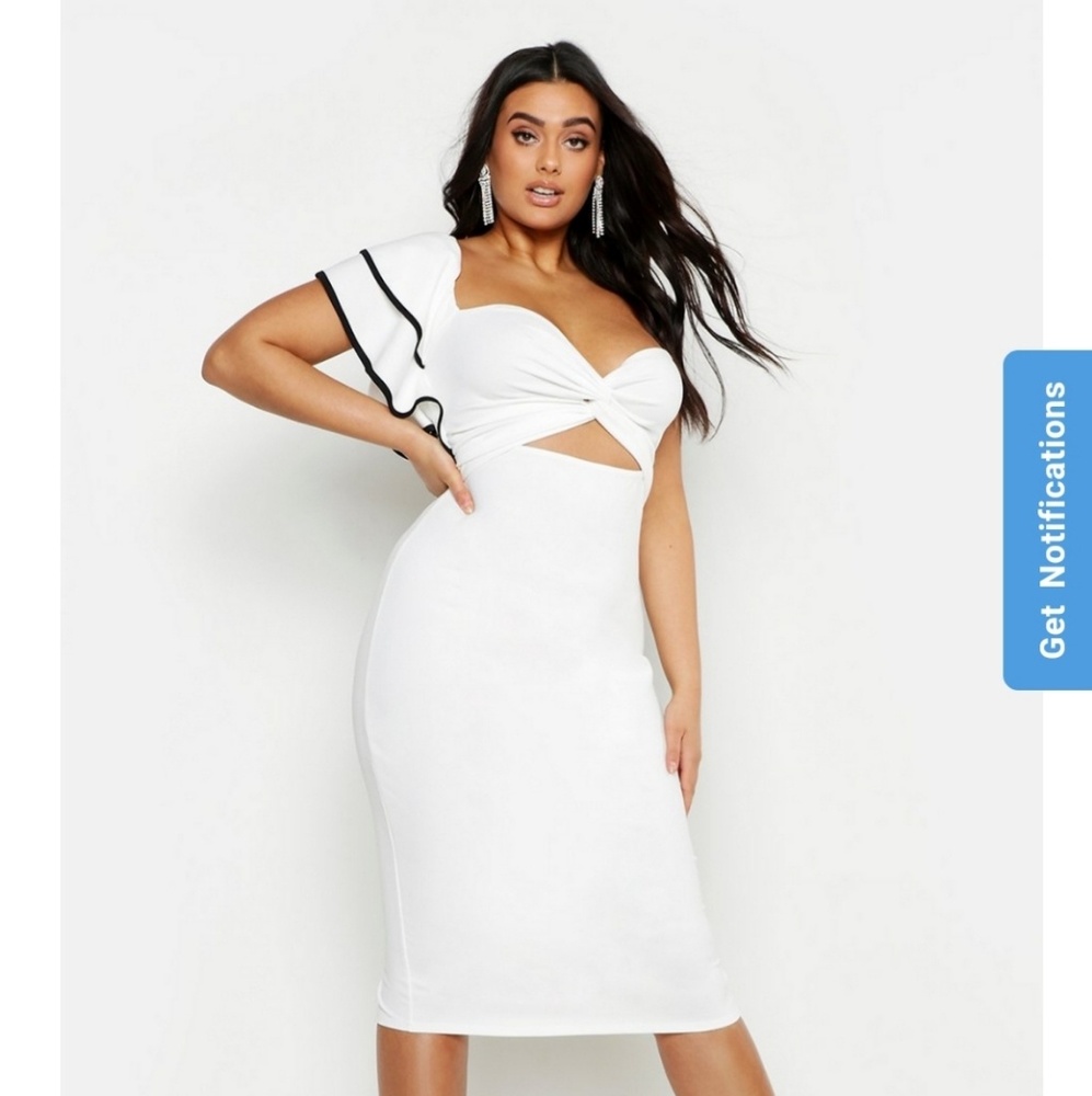 Plus Ruffle Dress - Picture 1 of 4